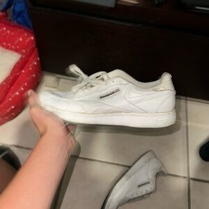 white reebok’s